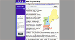 Desktop Screenshot of new-england-map.com