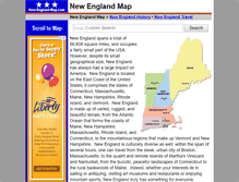 Tablet Screenshot of new-england-map.com